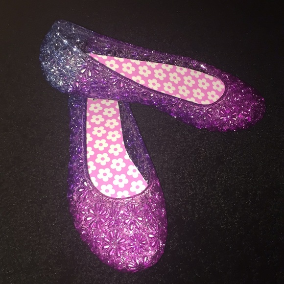 Shoes - !Brand New! Ombré jelly flats